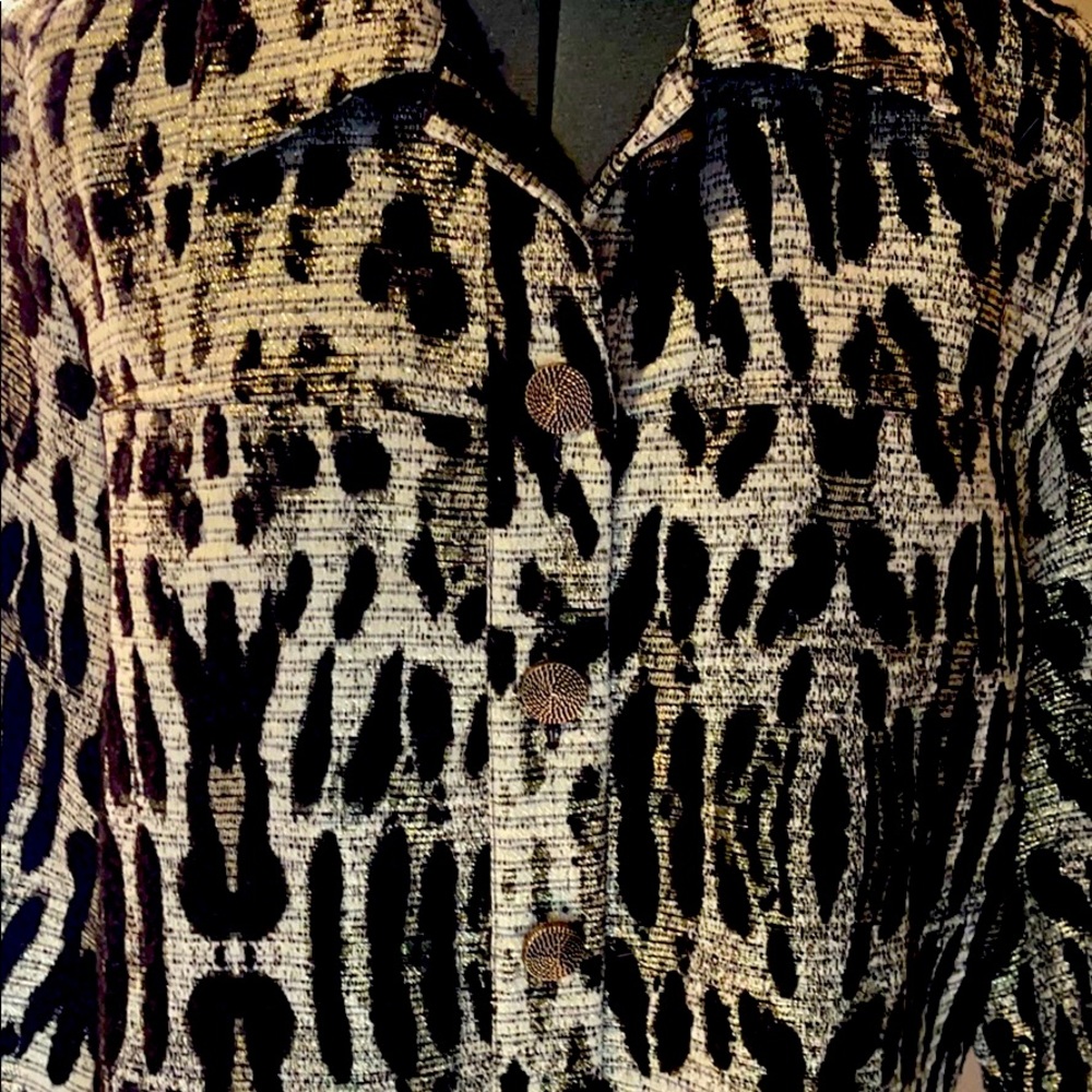 Metallic leopard jacket - Picture 3 of 5